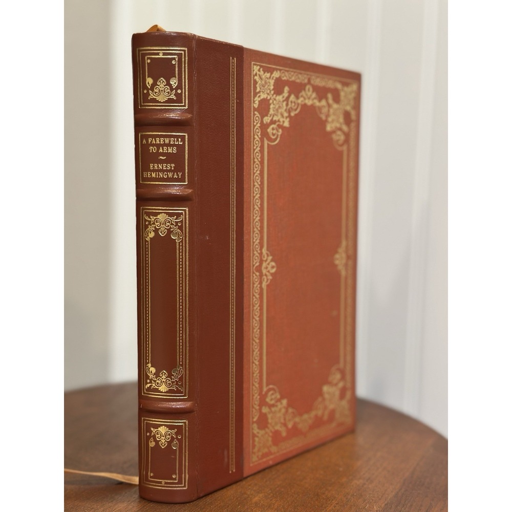 A Farewell to Arms Ernest Hemingway 1979 Franklin Library Leather Illustrated